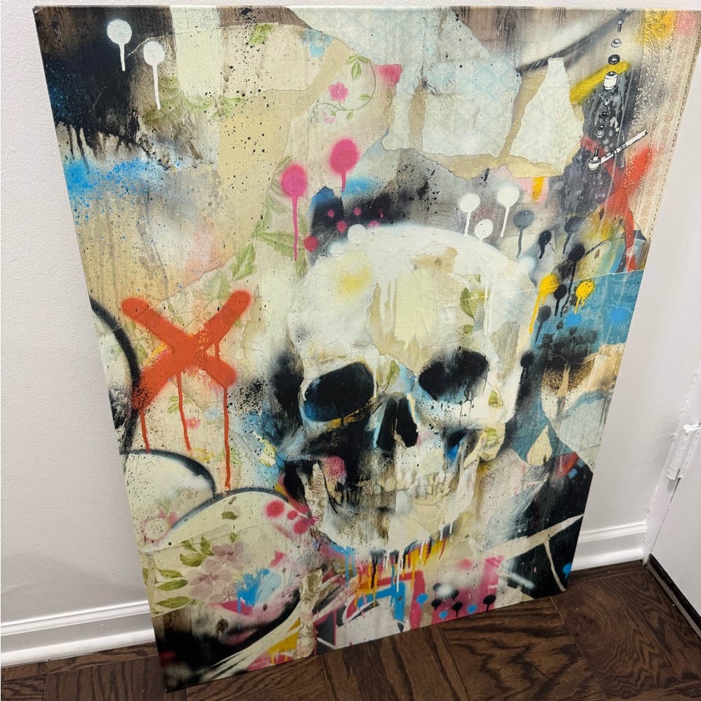 Skull artwork 40”x30”